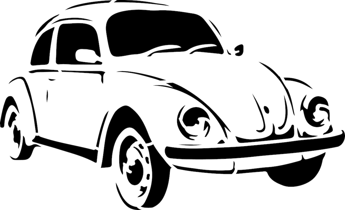 classic-vw-beetle-238-stencil-for-airbrushing-t-shirts-etsy