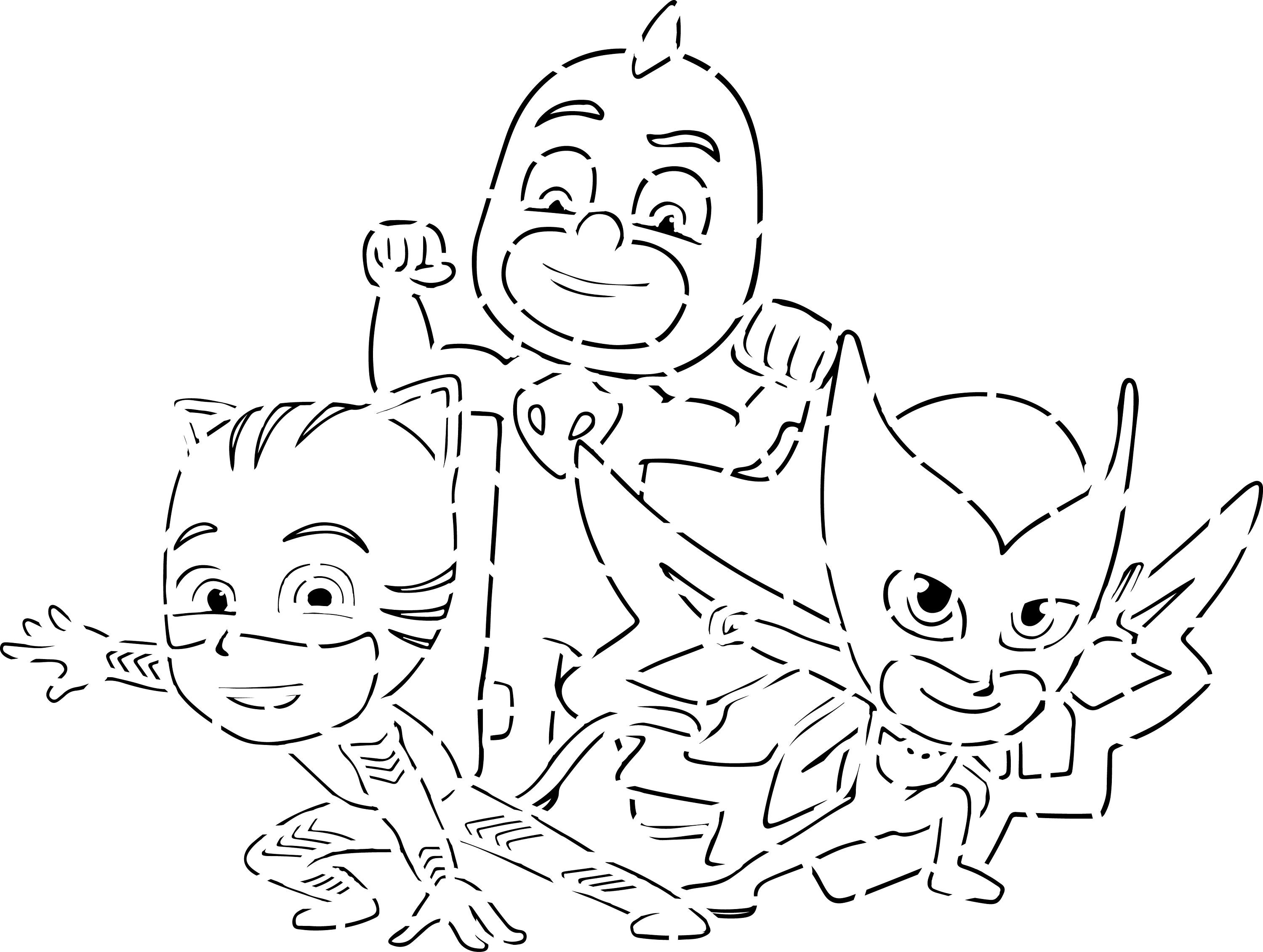Pj Masks Pumpkin Stencil Printable - vrogue.co