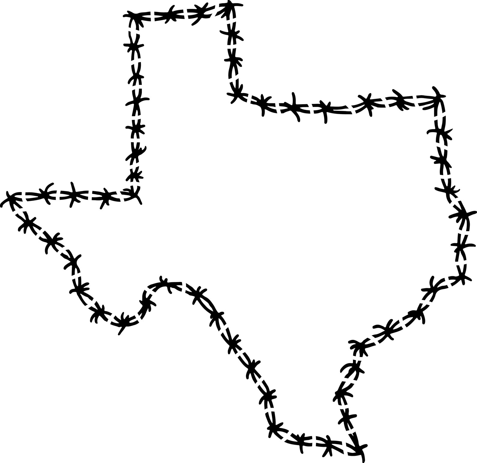 Texas State Wire Stencil for Airbrushing T Shirts | Etsy