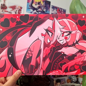 その他 Hazbinhotel Addict Playmat Hazbin Hotel Angel Dust Official Limited Edition Play Mat