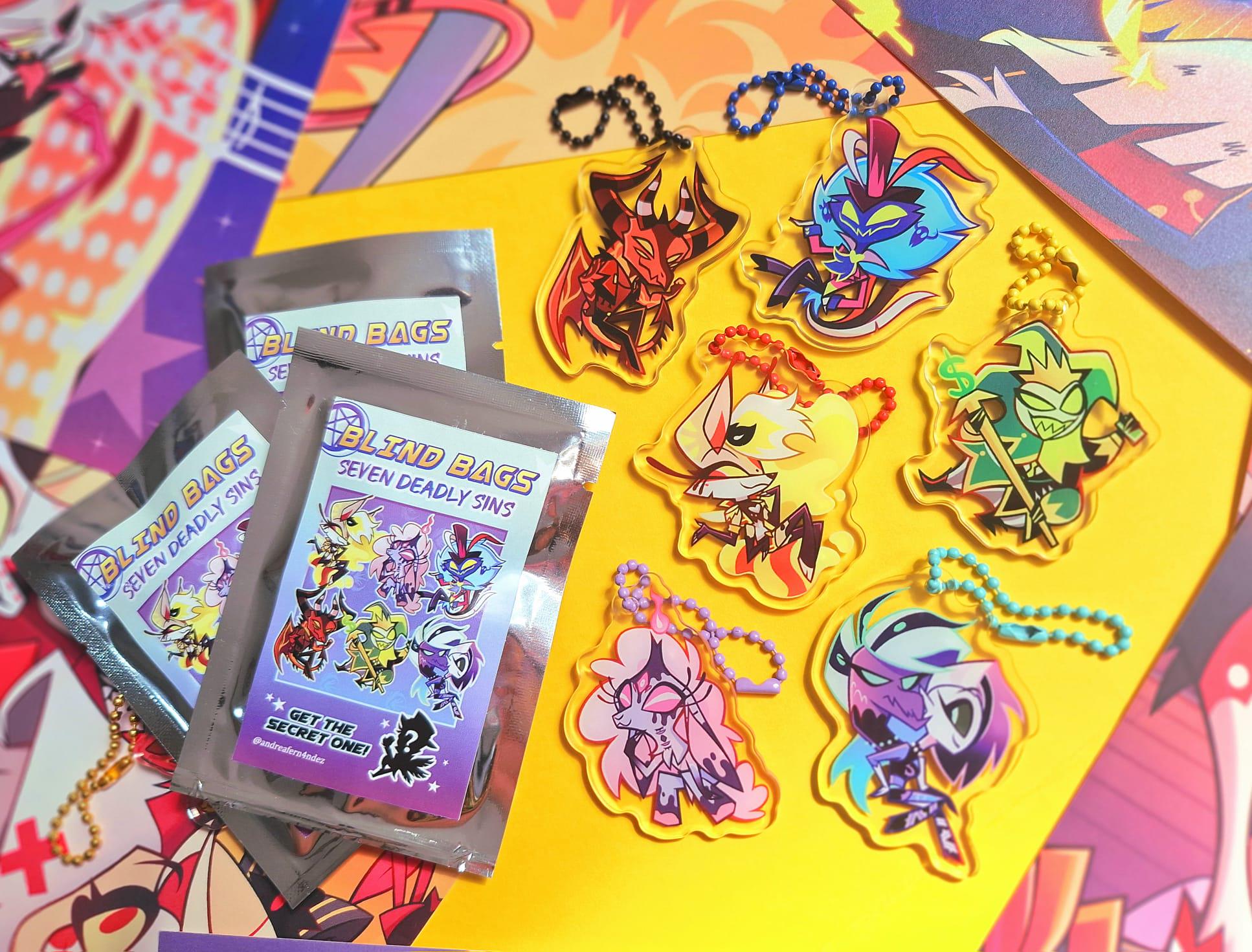 Seven Deadly Sins Blind Bags! Helluva Boss - Etsy