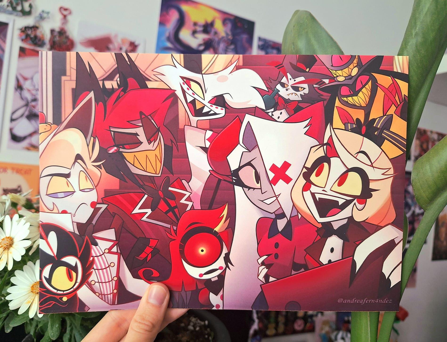 Alastor hazbin hotel poster - Etsy 日本