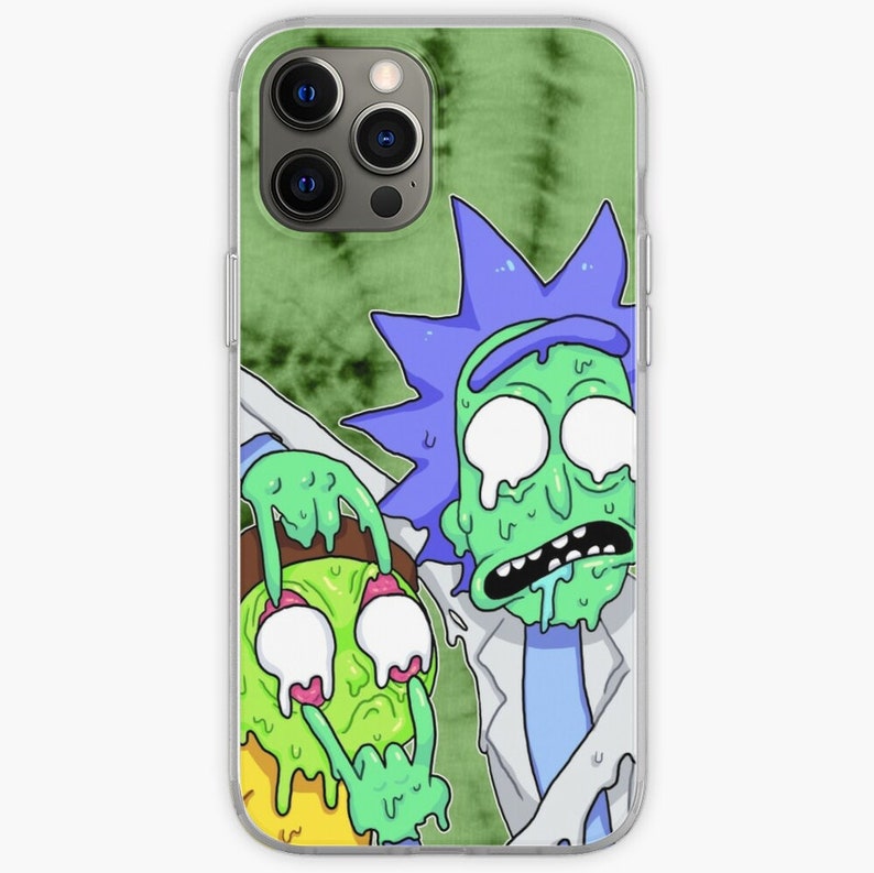 Rick Phone Case Funny Rick Soft Case Morty Phone Case Cartoon iPhone Case Rick and Morty Phone Case Rick back case.