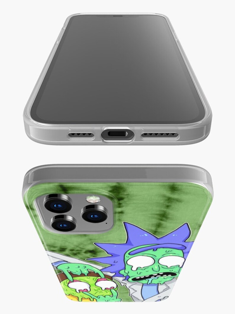 Rick Phone Case Funny Rick Soft Case Morty Phone Case Cartoon iPhone Case Rick and Morty Phone Case Rick back case.