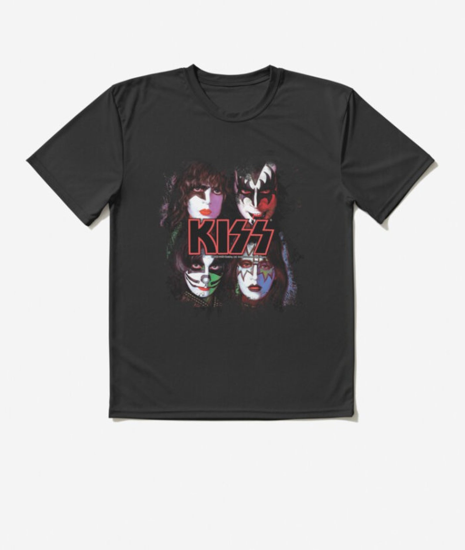 KISS Band Unisex TShirts KISS Faces Tshirt graphic Kiss Etsy