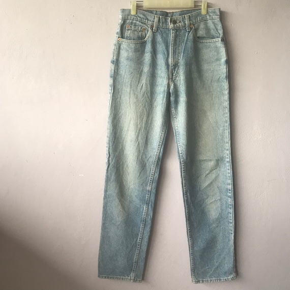 Vintage 90s Levis 510 Acid Wash Distressed Jeans