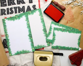 The Merry and Bright- Writing Paper- Stationary - Letter Writing - Penpal Paper
