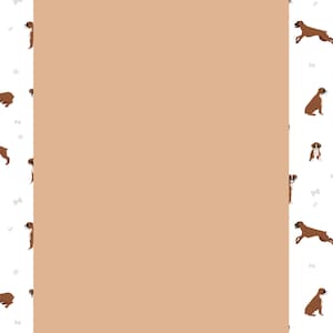 Personalised Boxer Dog To Do List Par Avion Paper Plain paper 4 pages