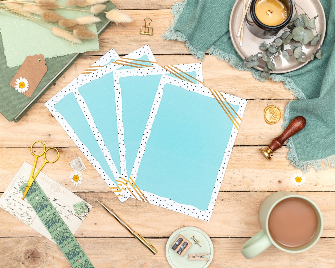 Kate's Confetti Writing Paper- Stationery - Letter Writing - Penpal ...