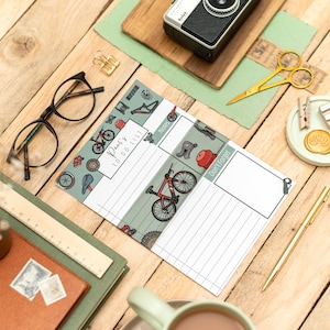 Personalised Cyclist To Do Lists - Checklist - Planner - Handmade - Gifts for Her - Gifts for Him - Cycling Gift - Bike -| Par Avion Paper