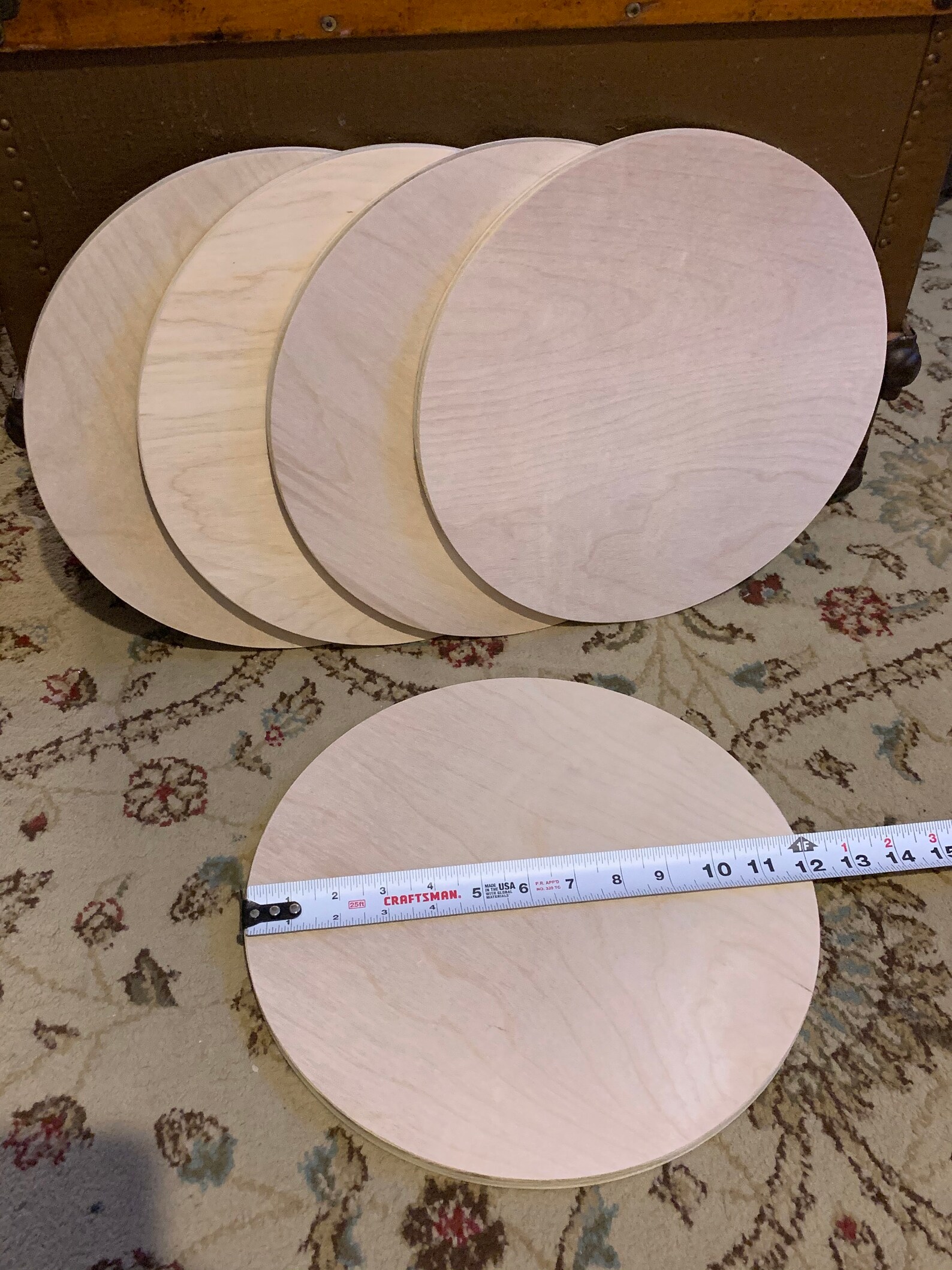10 Wood Rounds 1/2 Inch Thick Blank Unfinished Birch Lot Etsy