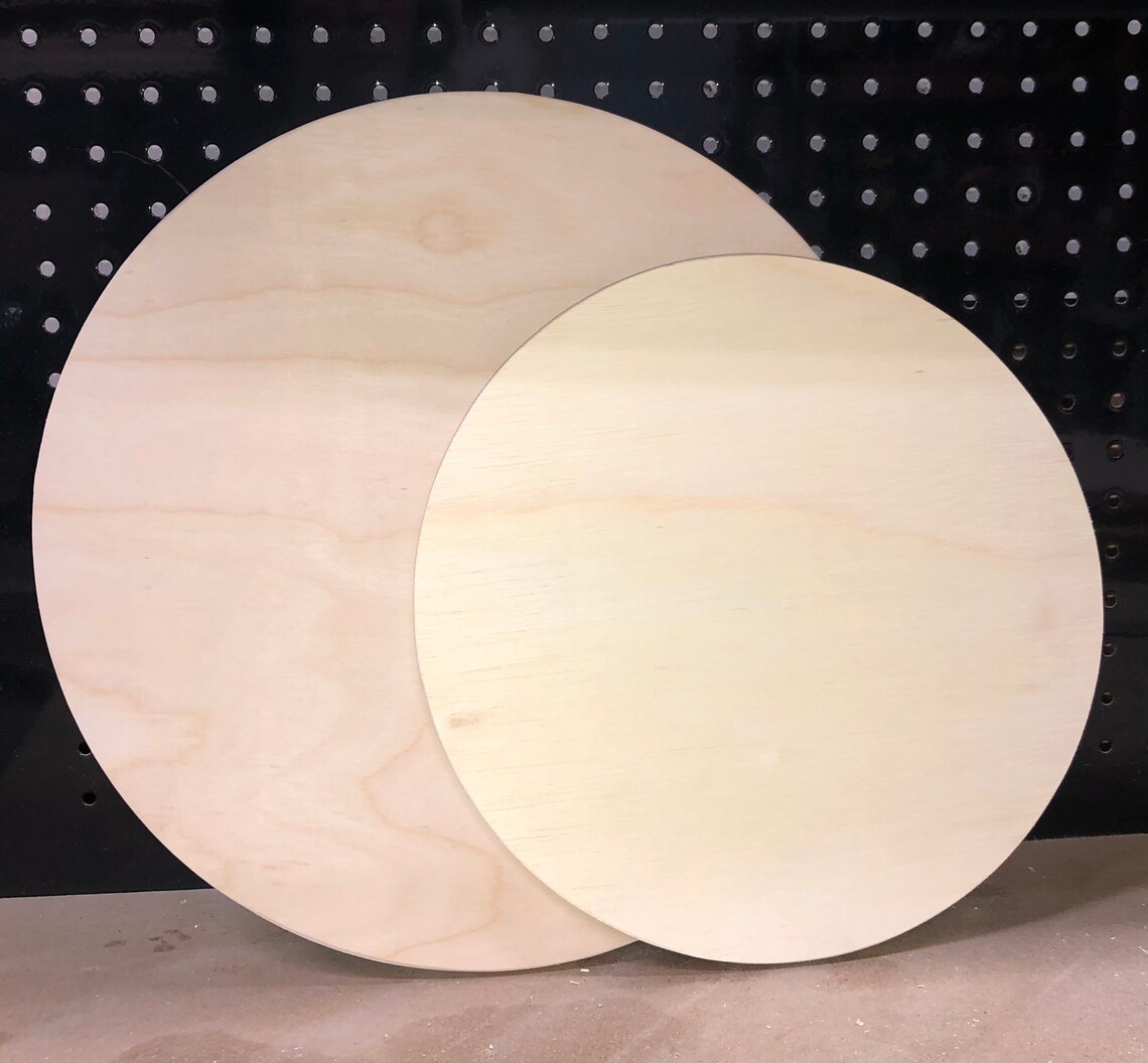 10 Wood Rounds 1/2 Inch Thick Blank Unfinished Birch Lot Etsy