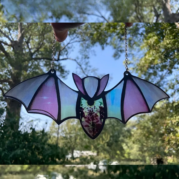 Bat Stained Glass Pattern - Etsy