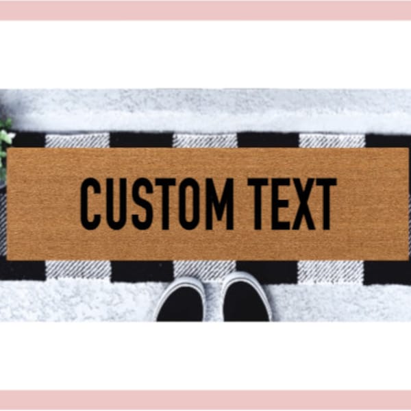 Custom Doormat Etsy