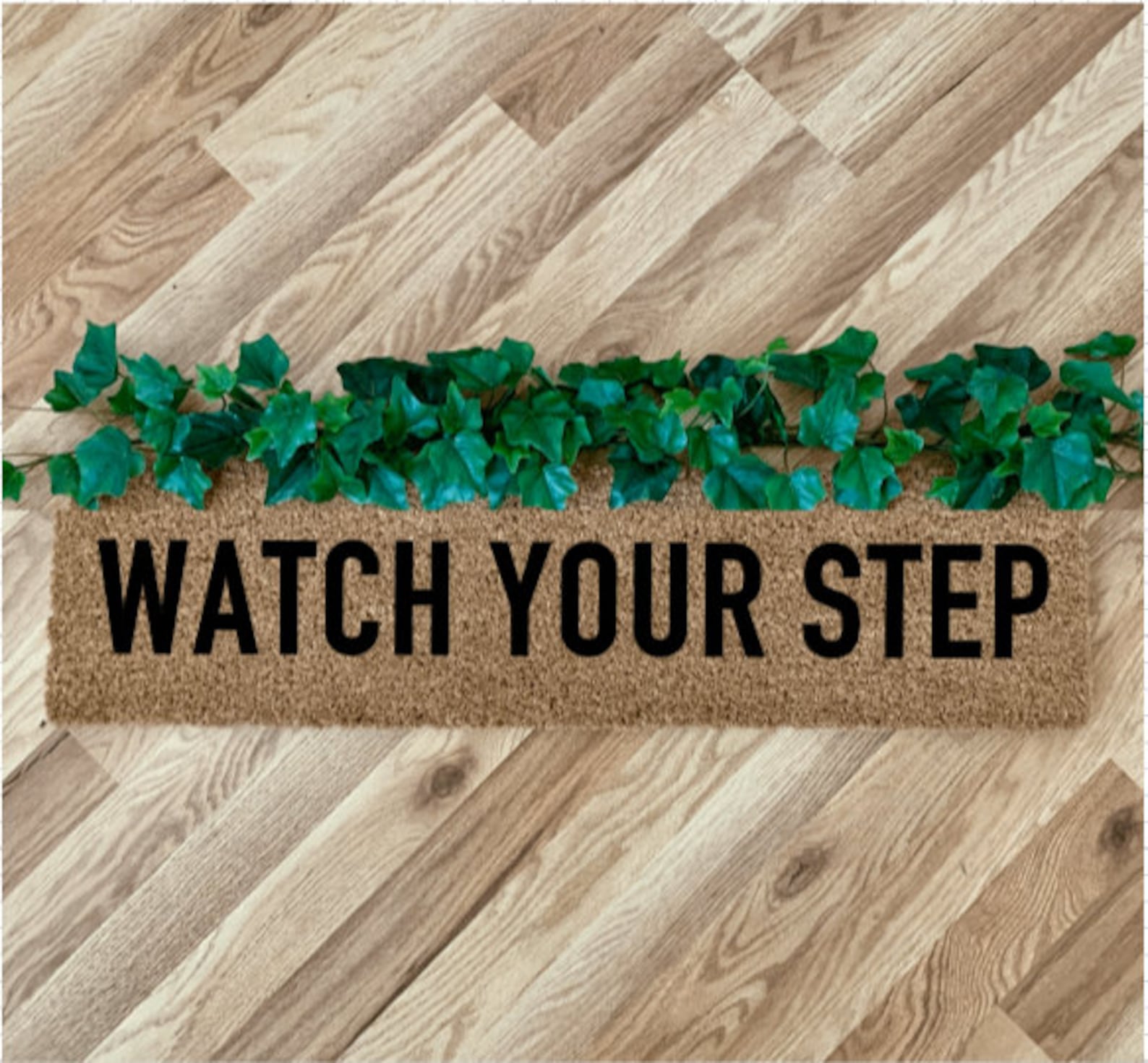 Watch Your Step Skinny Doormat Narrow Doormat Mini Doormat Etsy