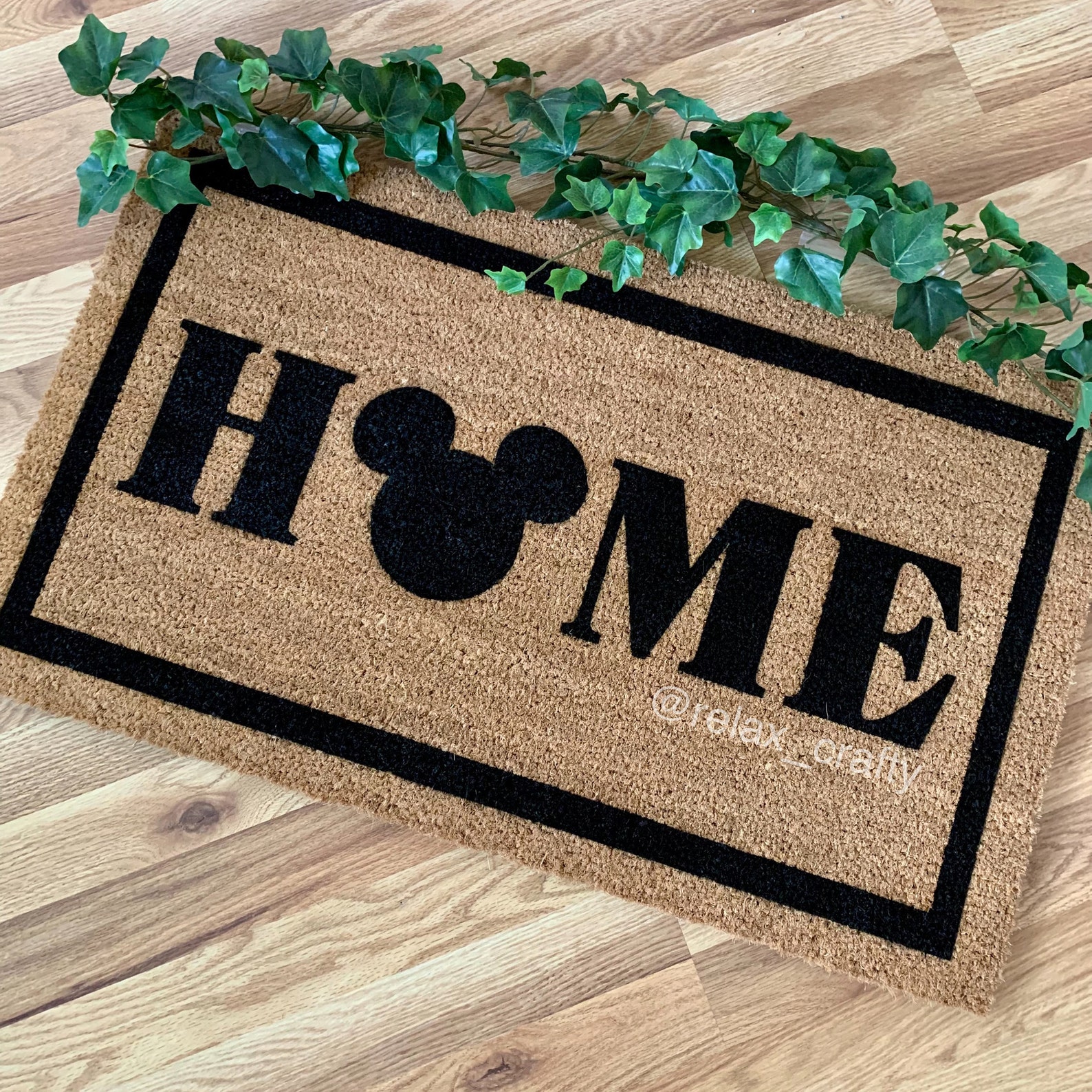 Mickey Mat / Disney Doormat / Disney Home Decor / Etsy