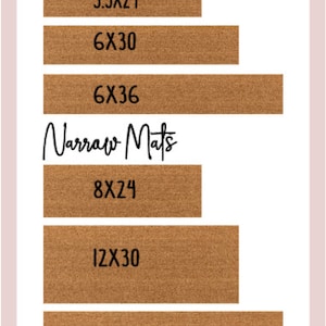 Shoe Parking Skinny Doormat | Narrow Doormat | Funny Doormat | Doorstep Mat | Porch Decor | Small Space Decor | Minimalist bild 9