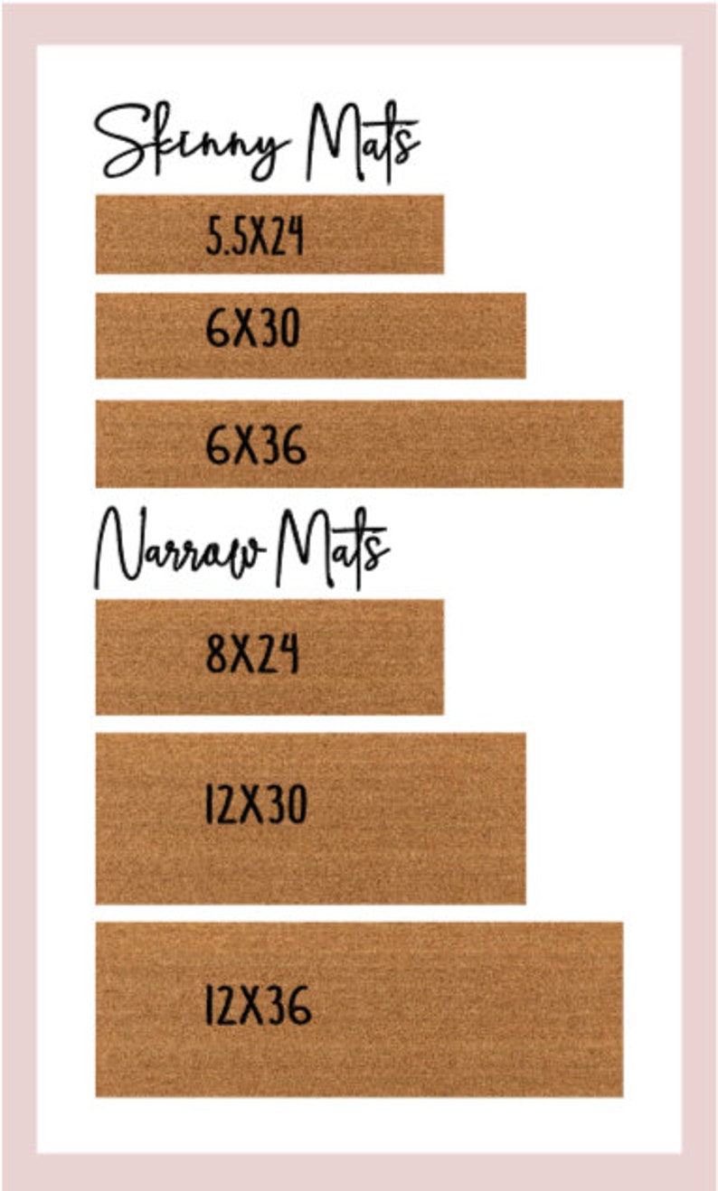 Shoe Parking Skinny Doormat | Narrow Doormat | Funny Doormat | Doorstep Mat | Porch Decor | Small Space Decor | Minimalist bild 9