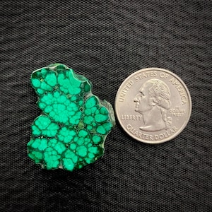 Malachite Copper Mineral Slices , Freeform Cabochon, 33x26x6 MM, 60 CTS, BeautifulCabochon,#C-667