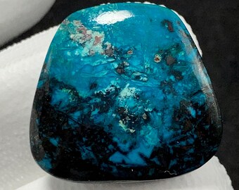 Natural Shattuckite, Freeform Cabochon, 21x22x4 MM, 19 CTS, Beautiful Cabochon, #C-59