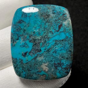 Natural Chrysocolla, Cushion Cabochon, 33x28x7 MM, 58 CTS, Beautiful Cabochon, #C-461