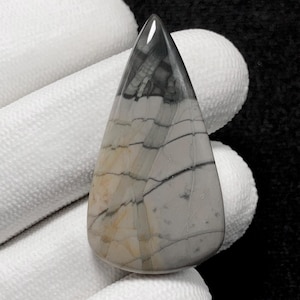 Canyon Picasso Jasper, Pear Cabochon, 38x21x6 MM, 36 CTS, Beautiful Cabochon, #C-528