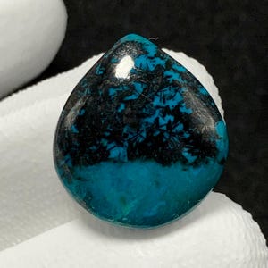 Natural Shattuckite, Pear Cabochon, 20x18x5 MM, 14 CTS, Beautiful Cabochon, #C-56