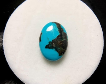 パイロットマウンテンターコイズ、オーバルカボション、13x10x4 MM、4 CTS、美しいカボション、#C-793