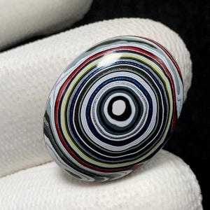 Fordite, Oval Cabochon, 21x16x4 MM, 5 CTS, Beautiful Cabochon, #C-380