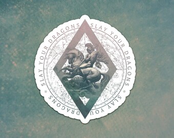 St. George Sticker - Etsy