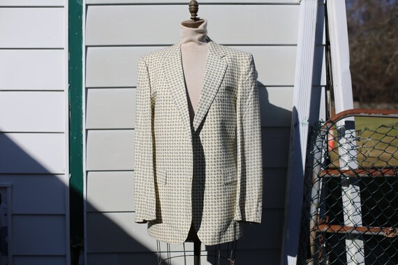 Vintage 100% Wool Paisley Blazer Never Worn