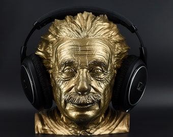 Albert Einstein Headphone Stand , Headphone Holder , Office ,  Desktop , Different colors