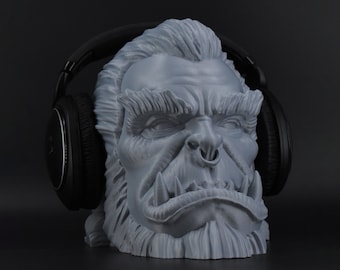 Thrall Headphone Stand, World of Warcraft Orc Warchief Headset Stand