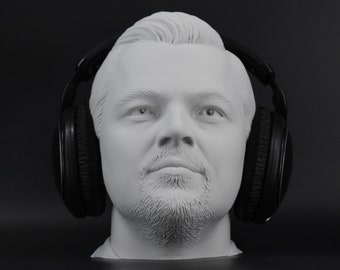 Leonardo DiCaprio Headphone Stand | Pedro Pascal | The Last Of Us | Paintable Bust | Different Colors