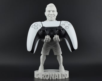 Support de manette Cristiano Ronaldo CR7, support de manette, bureau de décoration de jeu, cadeau pour joueur