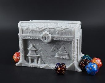 Geisha Box Dice Vault, Dnd Dice Storage, Perfect Gift for Dnd Fans