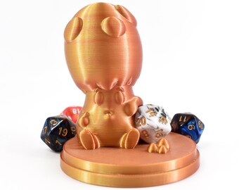 Mushroom Dice Gurardian  - 3D Printed - Over 30 Colors - Perfect for D&D, Pathfinder, Tabletop RPGs, Fantasy Gaming Accessory