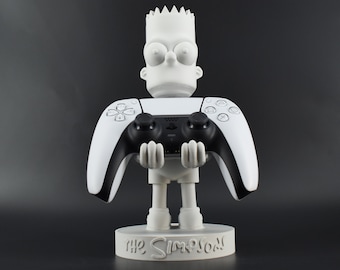 Bart Simpson Controller Holder, Controller Holder, Gaming Decor Office, Gift for Gamer