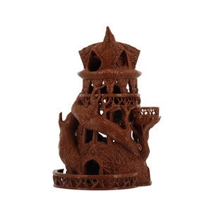Druid Dice Tower, Perfect for DnD, 3D Printed in Over 30 Colors, Hand Painted Option