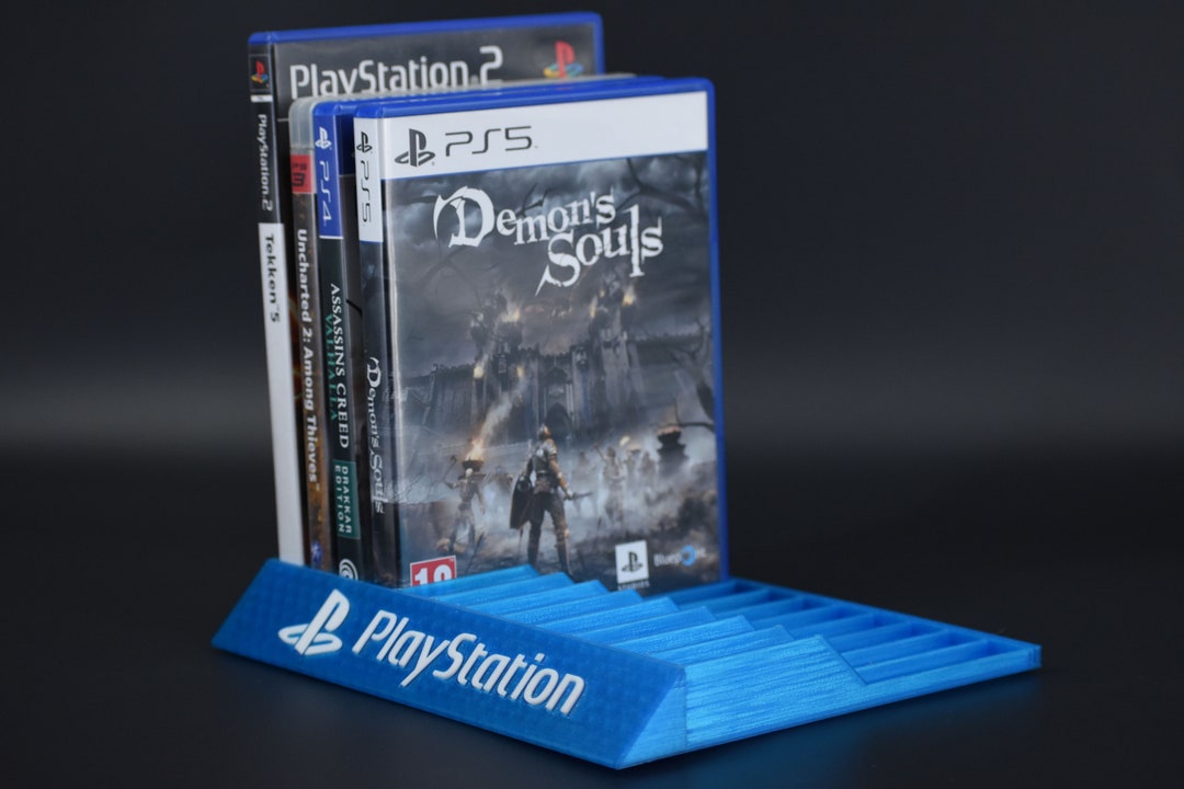 Playstation Game Case Holder for PS5,PS4,PS3 and PS2 Games, Gamer Gift