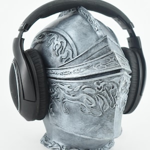 Drakeblood Knight - Support pour casque Dark Souls 2 | Support pour casque audio, configuration de jeu, décoration de pièce, support pour casque d&#39;écoute, buste | Différentes couleurs !