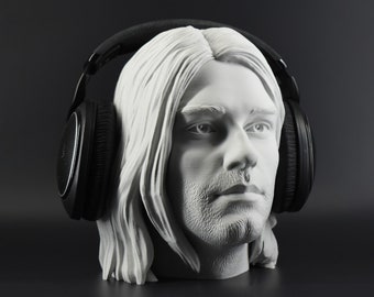 Kurt Cobain Headphone Stand, Perfect Gift For Nirvana Fans