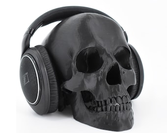 Human Skull Headphone Stand , Different Colors , Gaming Gift