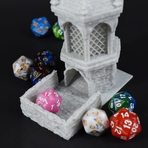 Ancient Well Dice Tower Handcrafted, 3D Printed in Over 30 Colors Perfect for DnD, Pathfinder, and More image 7