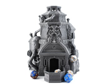 Tour de dés de la brasserie Drunken Dwarf - Impression 3D - Plus de 30 couleurs, option peinte à la main - Parfait pour D&D, Pathfinder, Mordheim, Frostgrave