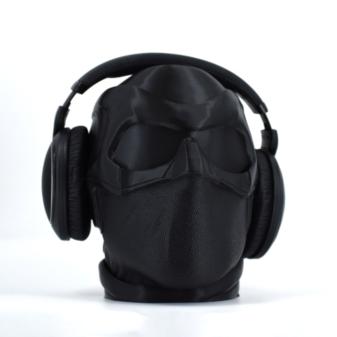 Black Universal Headphone Display Stand