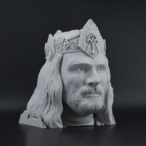 Support pour casque Aragorn, buste à peindre