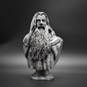 Gandalf  Paintable Bust , Different Colors, FDM