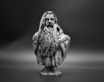 Gandalf målningsbar byst, olika färger, FDM
