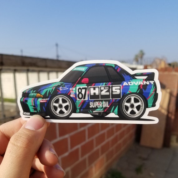 R32 GTR ビニールステッカー // カルソニック // Hks // jgtc